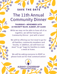 Community Dinner on November 19